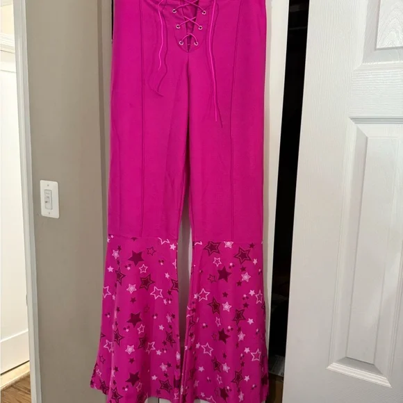 Barbie Pink Western Outfit with Flared Pants - Picture 4 of 5